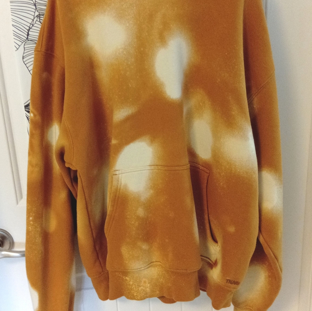 TNA Cozy Fleece Hoodie in Warm Orange